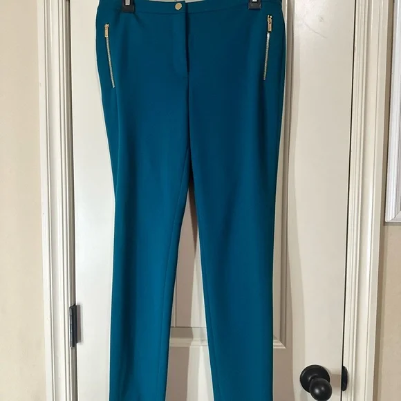 Calvin Klein Petite Scuba Crepe Modern-Fit Pants Size 8p - Picture 4 of 4